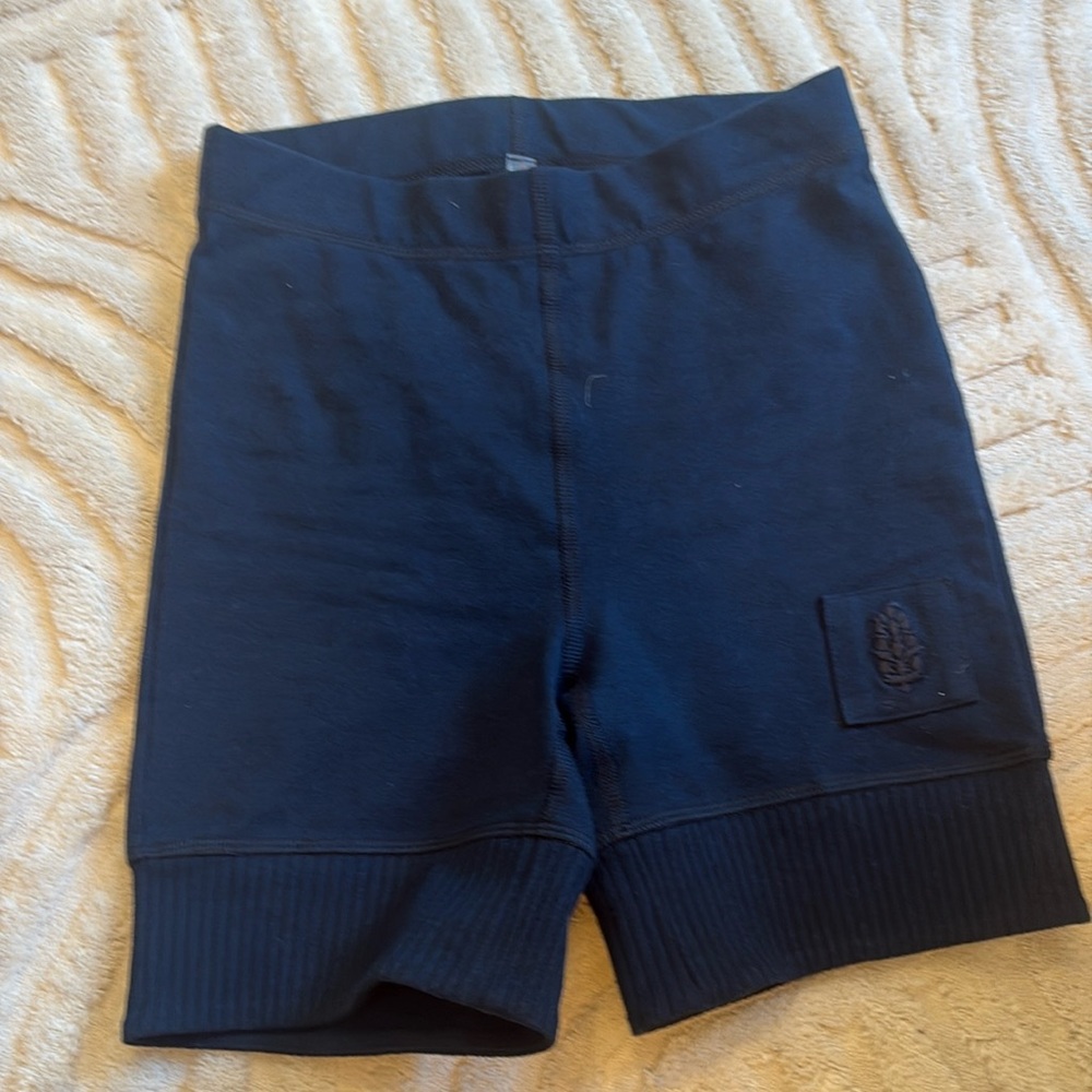Free people movement hike shorts in navy blue
